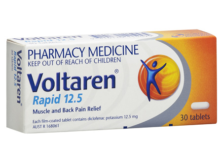 Voltaren Rapid 12.5 10 Tablets