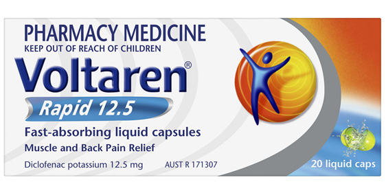 Voltaren Rapid 12.5 Tablets 10 Pack
