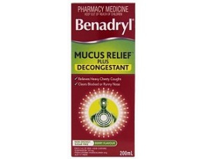 BENADRYL Mucus Decongestant 200ml