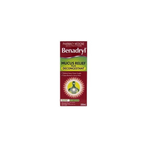 BENADRYL Mucus Decongestant 200ml